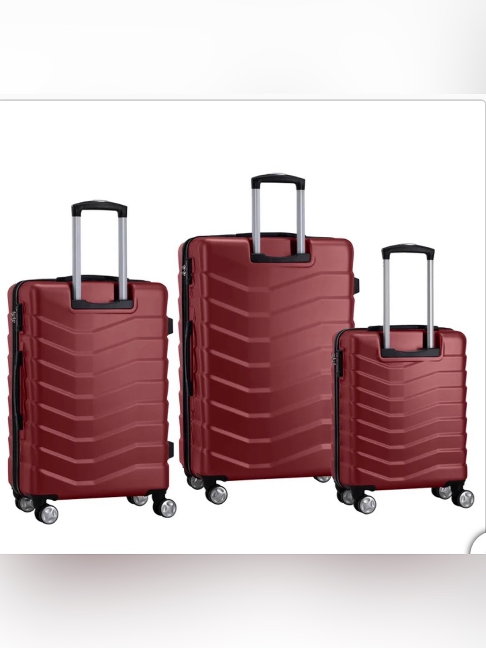 BNWT: SAMSONITE- Carbon LTE 3-piece Hardside Spinner Luggage Set